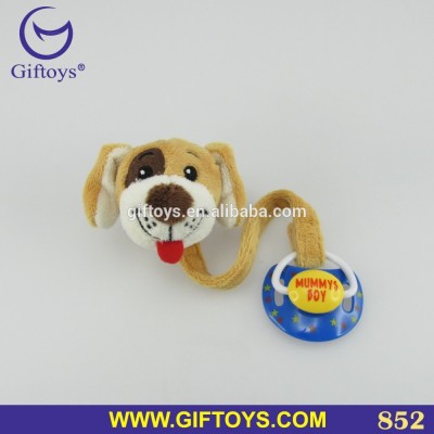 High Quality Plush Toy Animal Pacifier Clips